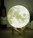 3D Moon Lamp – Realistic LED Night Light with 16 Colours & Remote Control