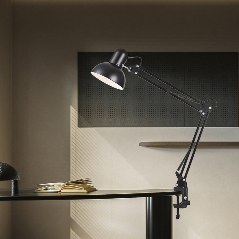 Adjustable Arm Desk Lamp | Modern Clip-On Table Lamp for Reading