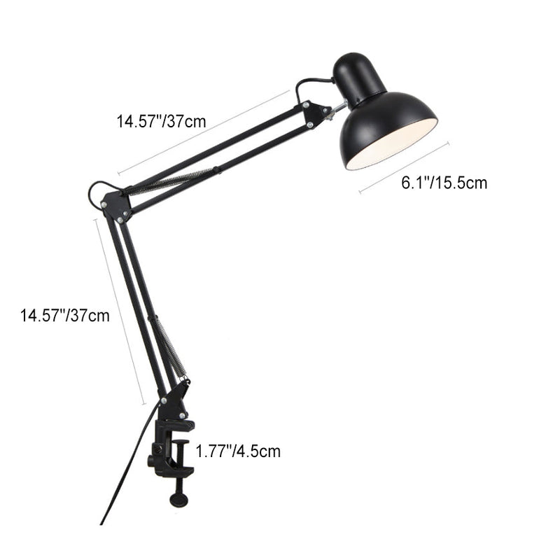 Adjustable Arm Desk Lamp | Modern Clip-On Table Lamp for Reading