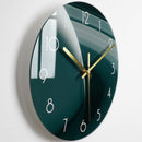 Armell Elegant Glass Wall Clock – Modern Decorative Wall Clock with Clear Glass Finish
