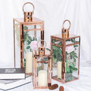 Candle Lanterns 3-Piece Set | Decorative Metal Lanterns for  Outdoor Home