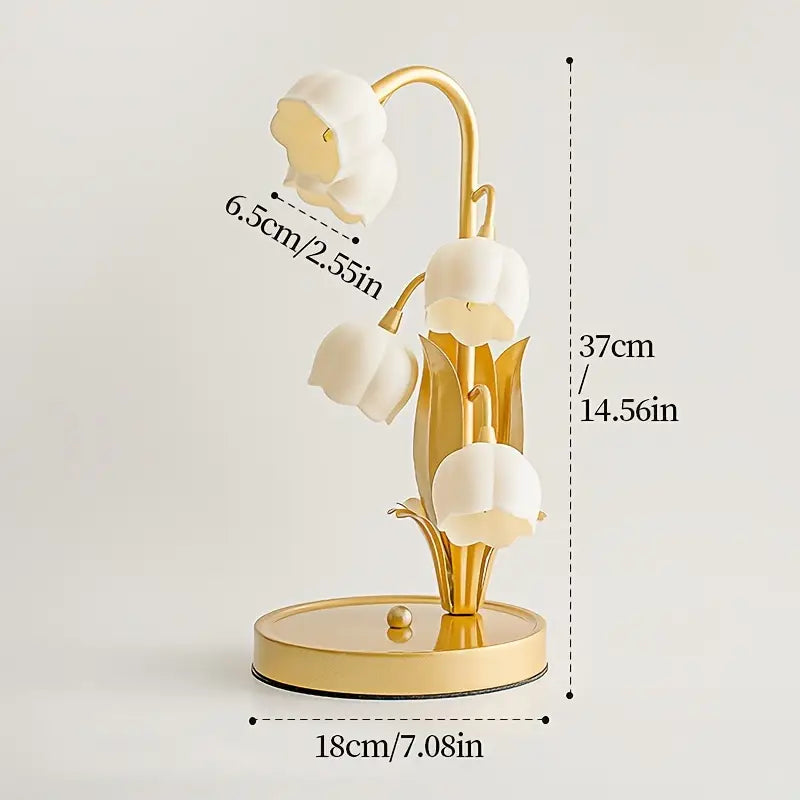 Bloomy | Roses Table Lamp - Elegant Floral LED Desk Lamp