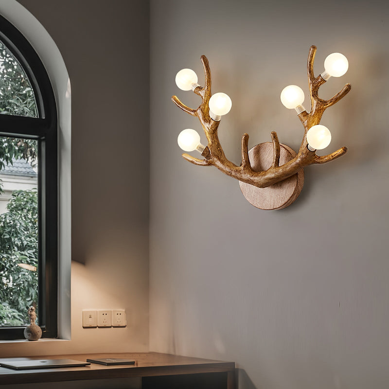 Antlera – Nature Wall Light in Wood