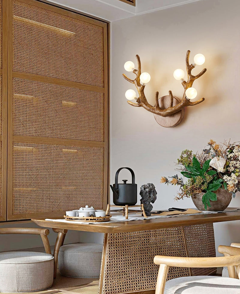 Antlera – Nature Wall Light in Wood