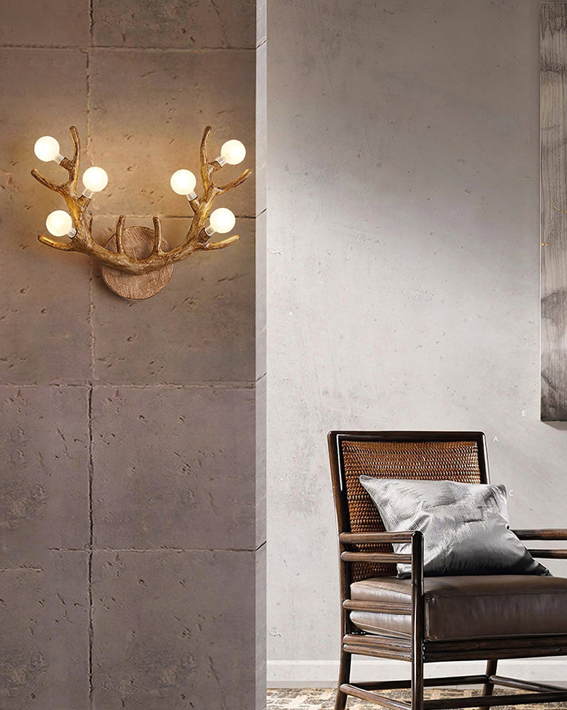 Antlera – Nature Wall Light in Wood