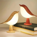 BirdGlow | Wood LED Night Light - Dimmable Bird-Shaped Nursery Table Lamp