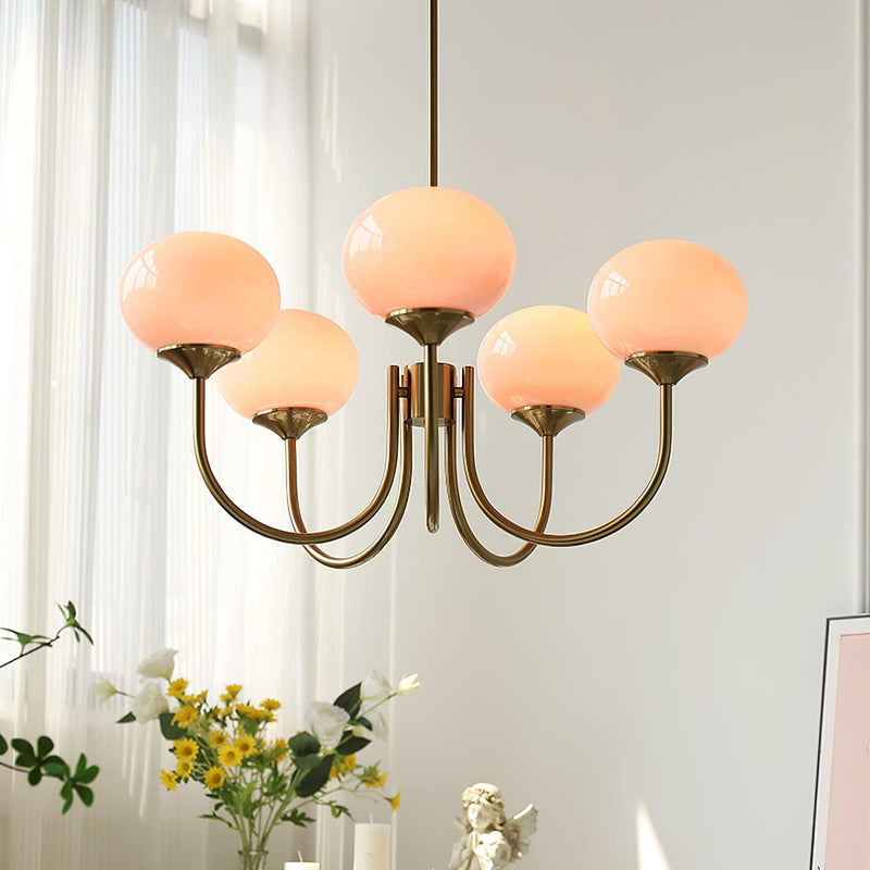 AuroraGlow - Marshmallow Chandelier
