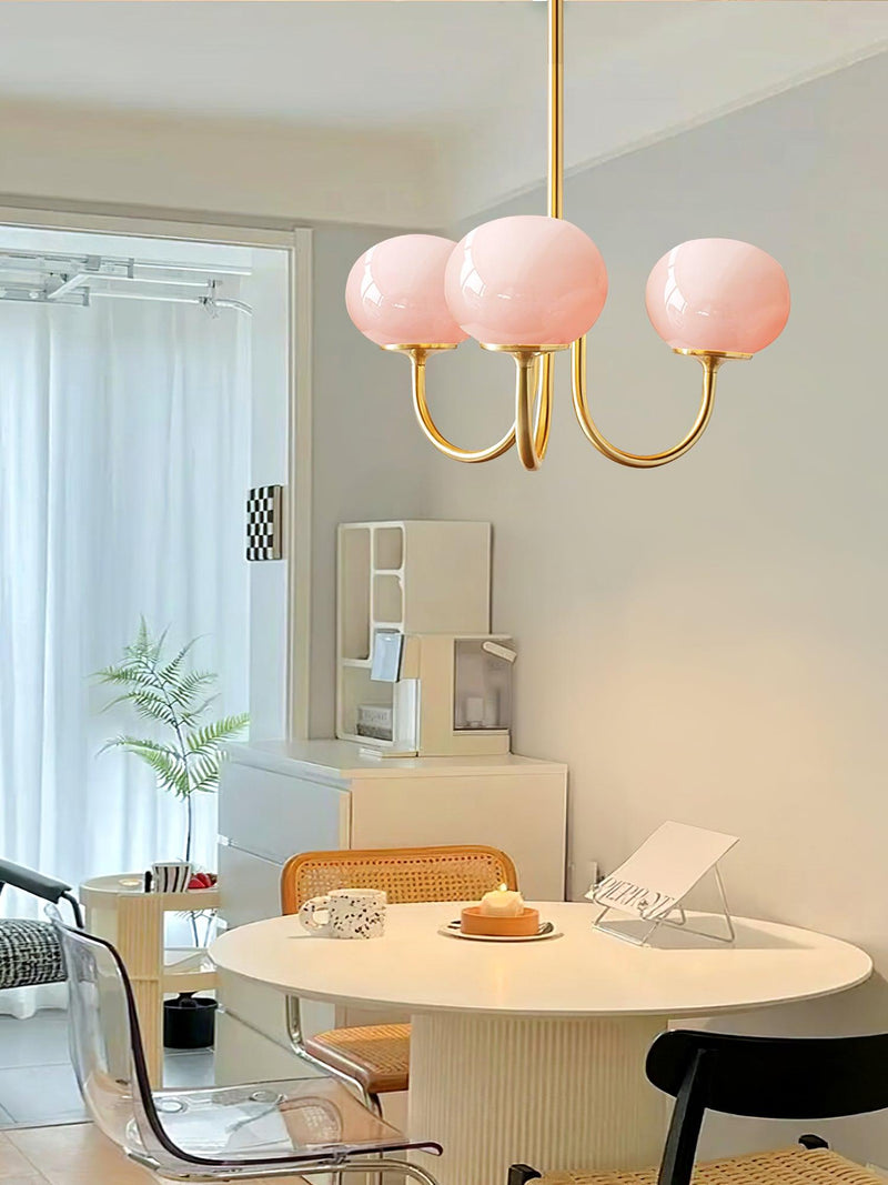 AuroraGlow - Marshmallow Chandelier