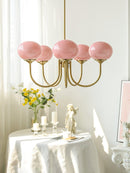 AuroraGlow - Marshmallow Chandelier