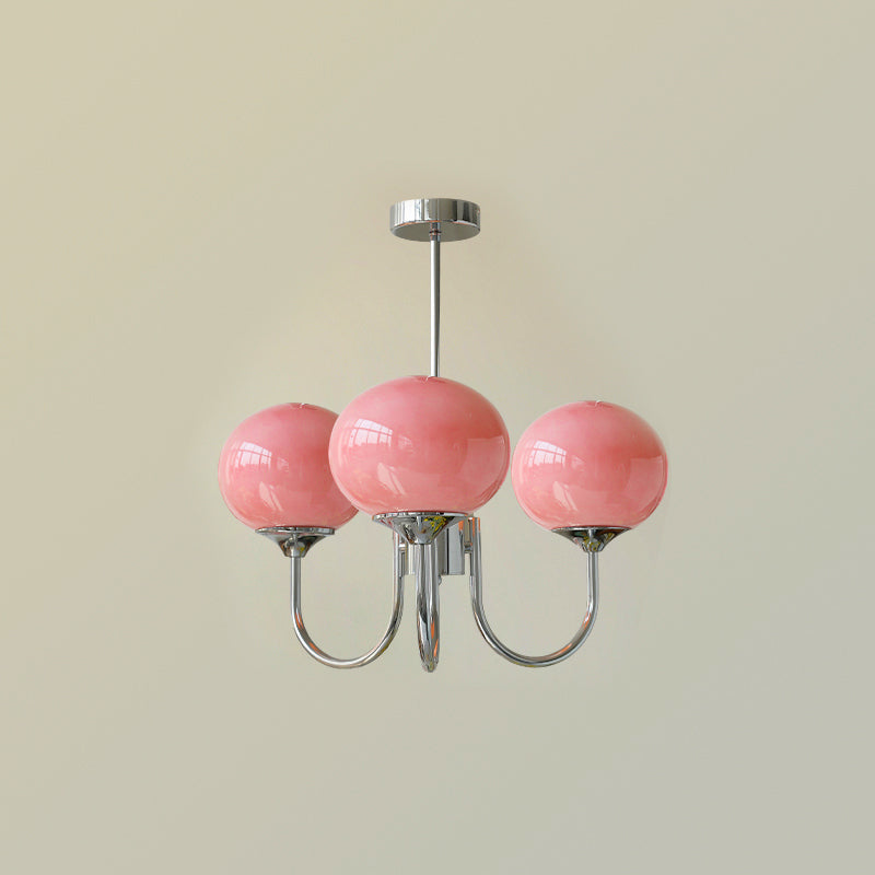 AuroraGlow - Marshmallow Chandelier