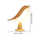BirdGlow | Wood LED Night Light - Dimmable Bird-Shaped Nursery Table Lamp