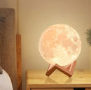 3D Moon Lamp – Realistic LED Night Light with 16 Colours & Remote Control