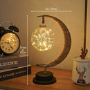 Borosilicate Glass Moon Lamp - Touch Dimmable LED Night Light for Dreamy Bedroom Decor