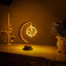 Borosilicate Glass Moon Lamp - Touch Dimmable LED Night Light for Dreamy Bedroom Decor