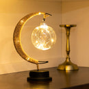 Borosilicate Glass Moon Lamp - Touch Dimmable LED Night Light for Dreamy Bedroom Decor
