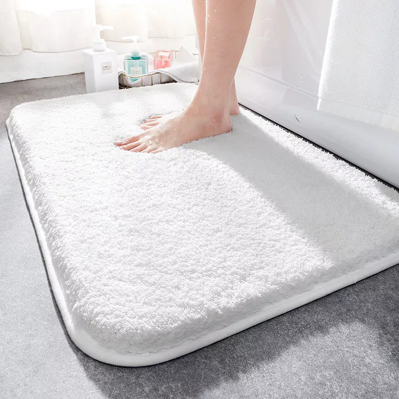 Luxe Cloud Comfort Bathroom Rug – Extra Soft Non-Slip Bath Mat for Spa-Like Luxury