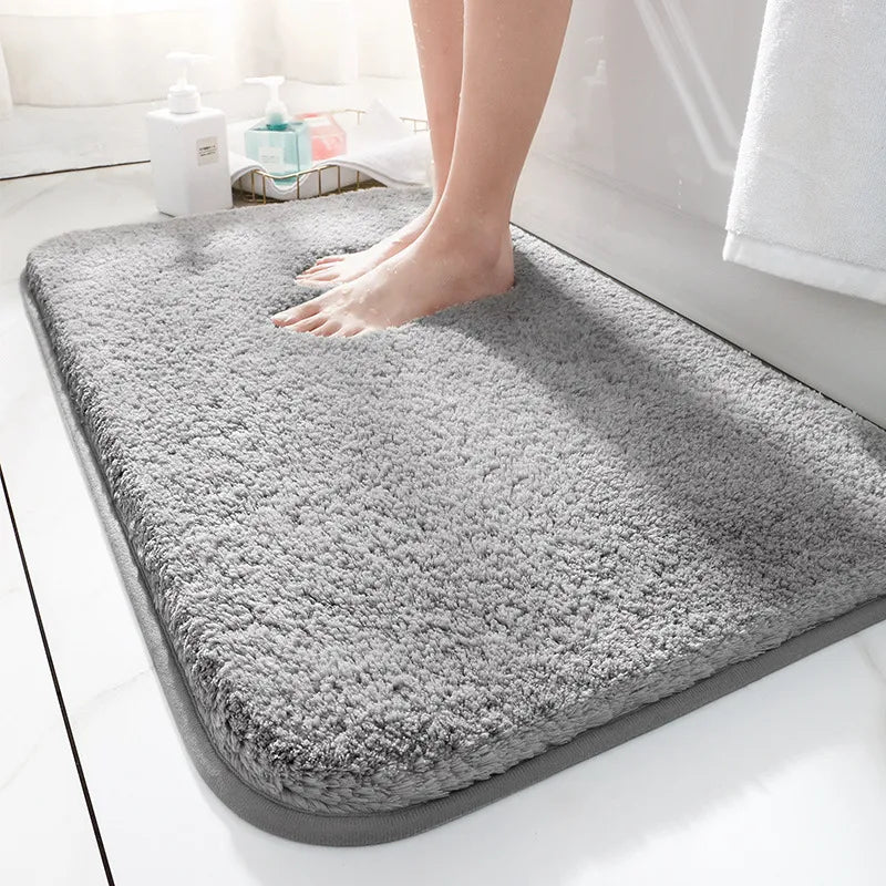 Luxe Cloud Comfort Bathroom Rug – Extra Soft Non-Slip Bath Mat for Spa-Like Luxury