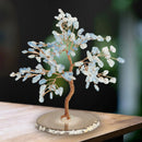 Aquamarine Crystal Tree of Life | Handmade Gemstone Bonsai Tree