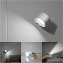 360° Cordless LED Wall Lamp - USB Rechargeable Magnetic Dimmable Reading Light