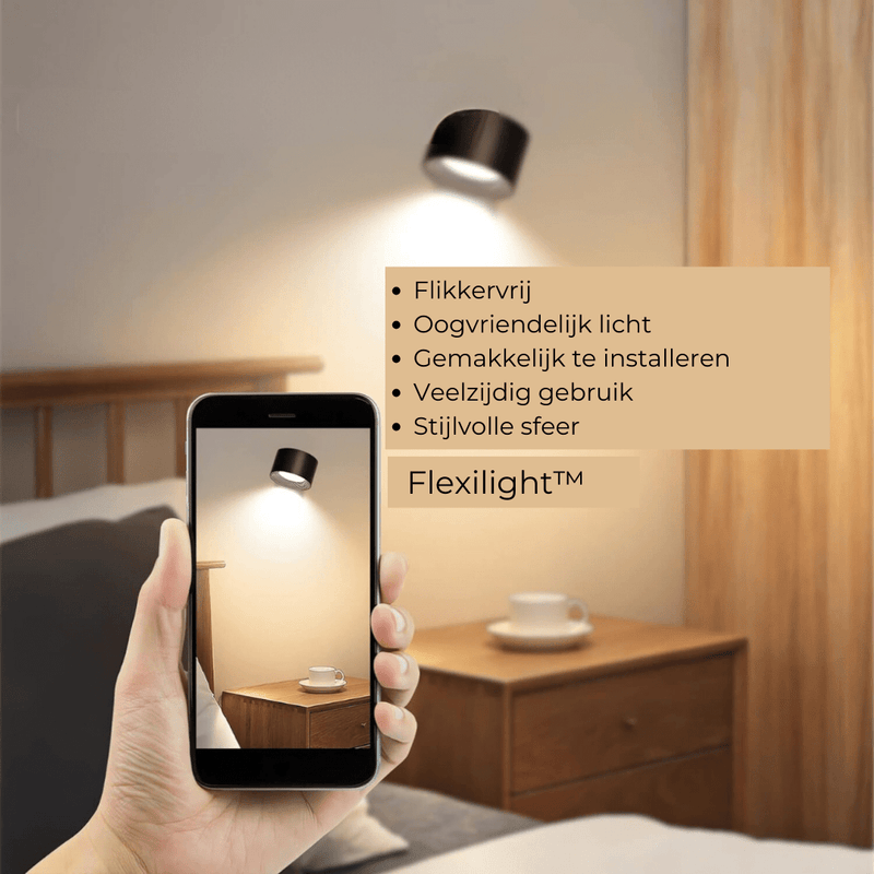 360° Cordless LED Wall Lamp - USB Rechargeable Magnetic Dimmable Reading Light