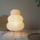 Artistic Wabi-Sabi Rice Paper Floor Lamp | Japanese-Style Minimalist Lighting