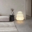 Artistic Wabi-Sabi Rice Paper Floor Lamp | Japanese-Style Minimalist Lighting